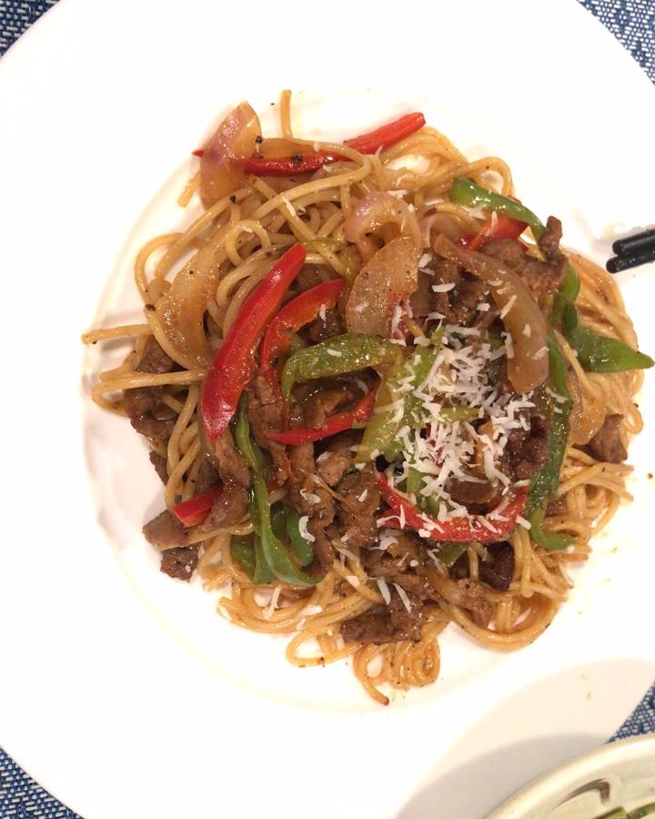 黑椒牛柳意面