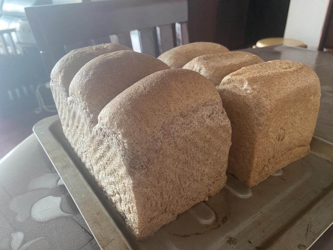 【健康烘培】超低卡黑全麦吐司