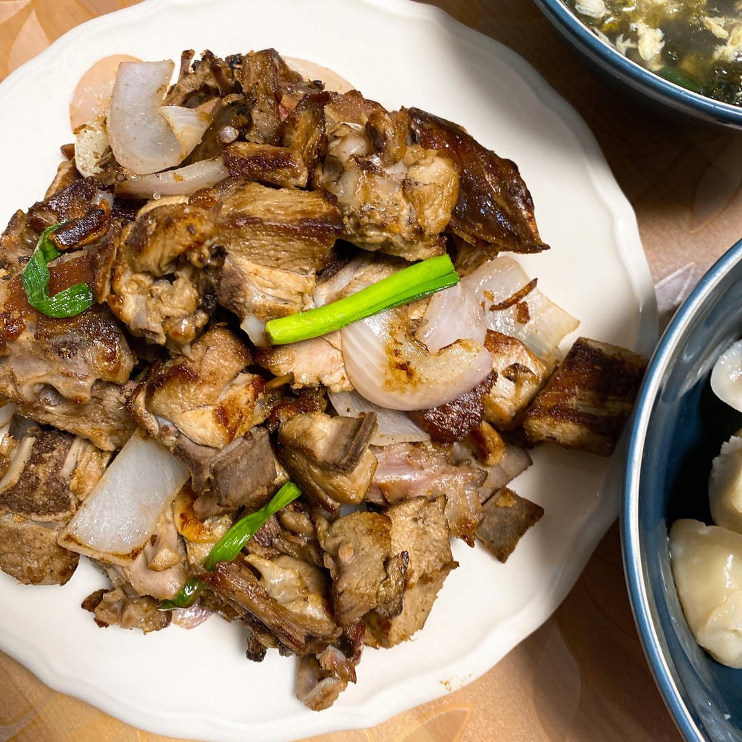 烤鸭花样吃法：孜然椒盐鸭架