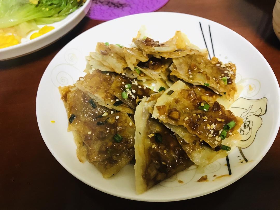 酥的掉渣的酱香饼，老公说都可以开店啦