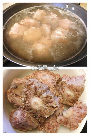 韩国牛尾汤 (原韩国Galbitang改用了牛尾)的做法 步骤1