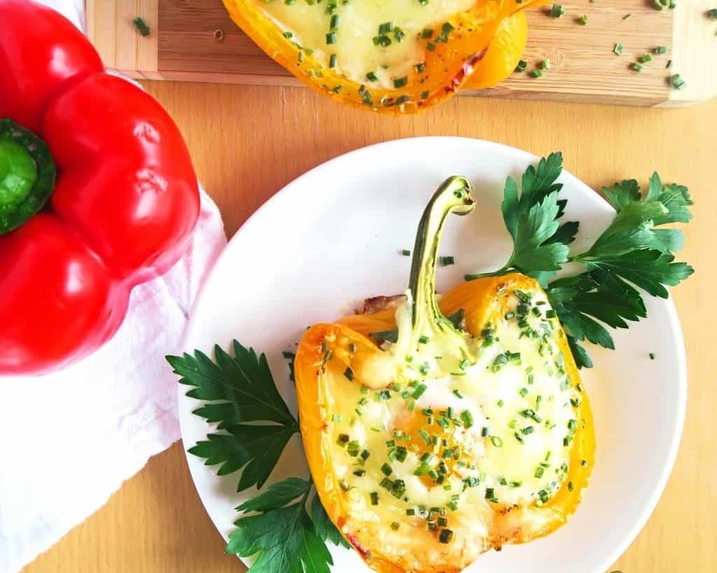 Egg stuffed pepper的做法