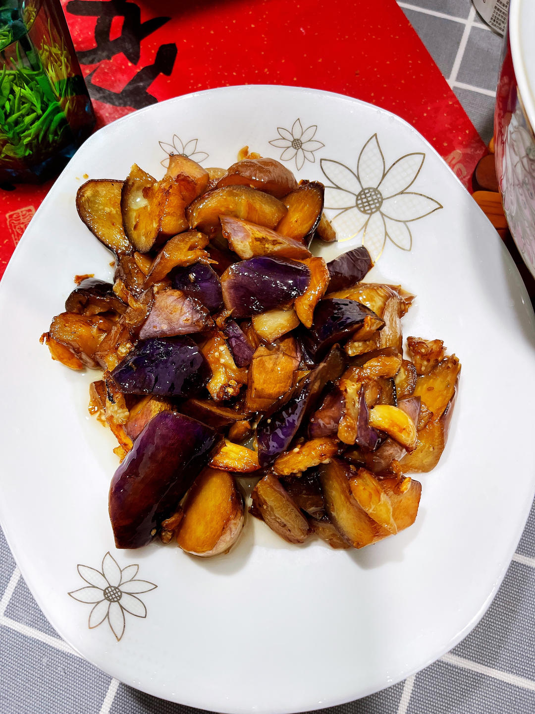 清炒茄子（少油版+视频）