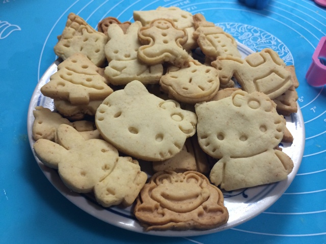 卡通黄油饼干
