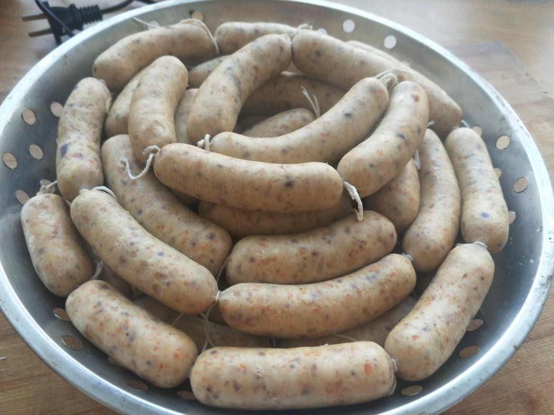 简易版鸡肉玉米脆皮肠·宝宝肠·台湾烤肠