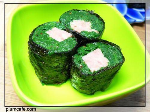 菠菜海苔肉卷