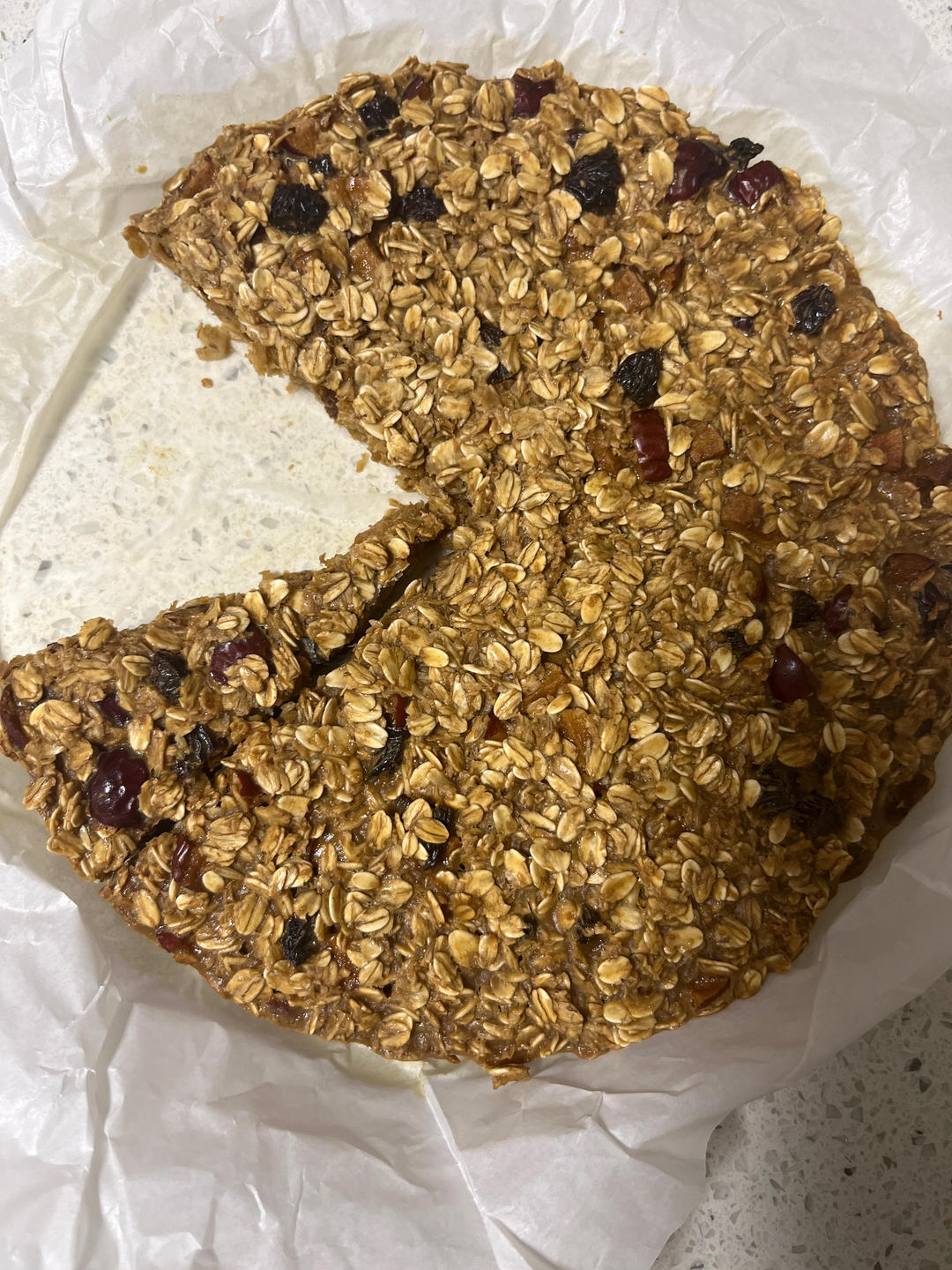 低卡奶香燕麦饼