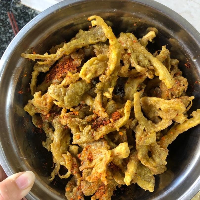 比肉还好吃~❗香酥五香平菇