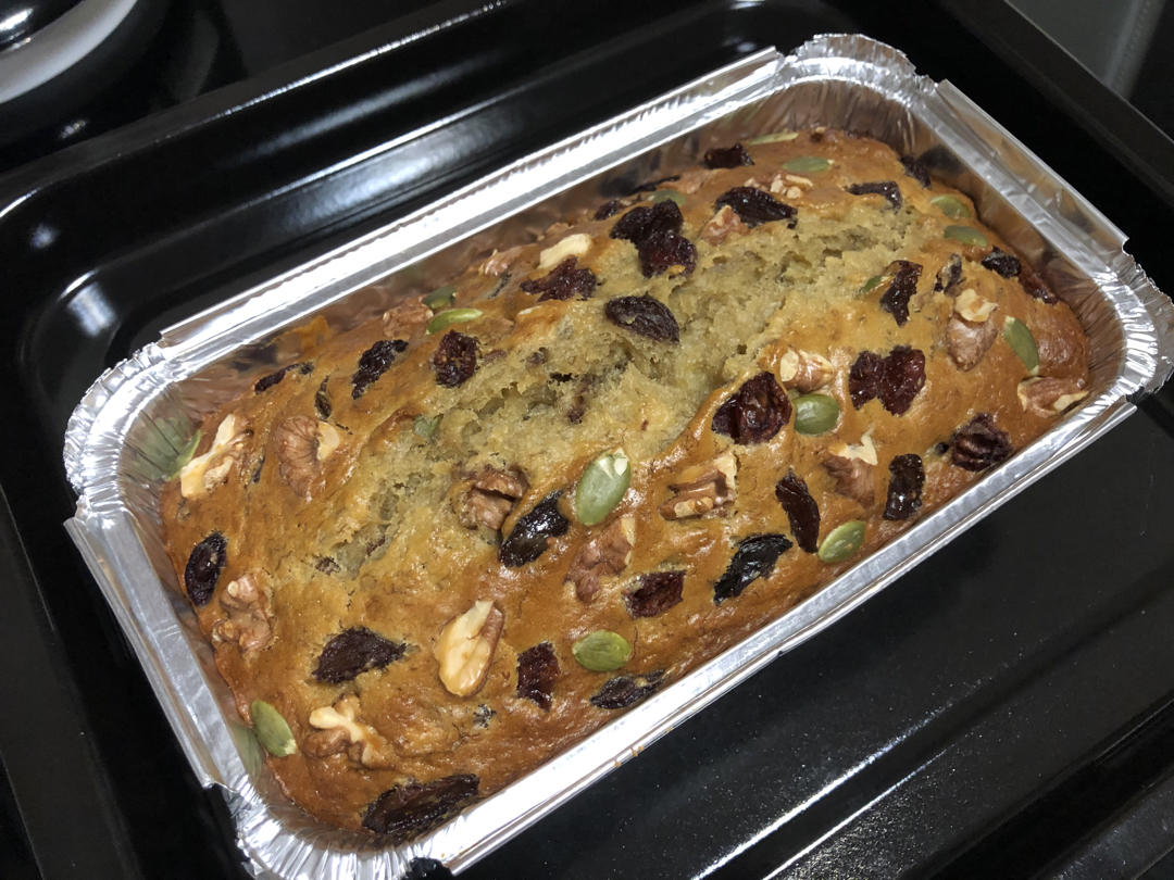 简易版香蕉核桃蛋糕