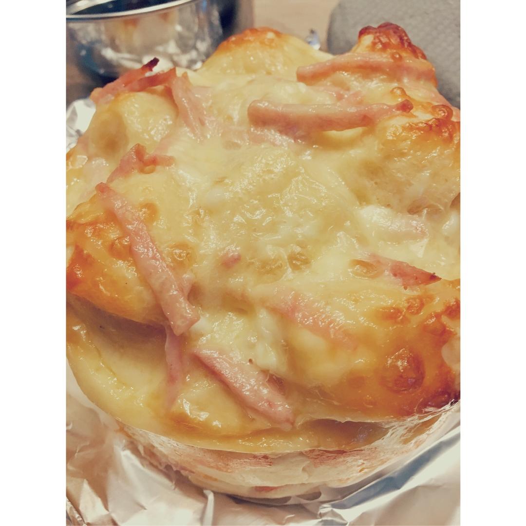 肉松手撕面包—超软会爆浆的面包哟