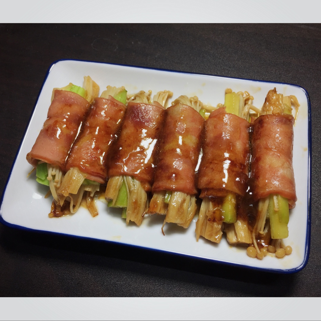 金针菇培根卷