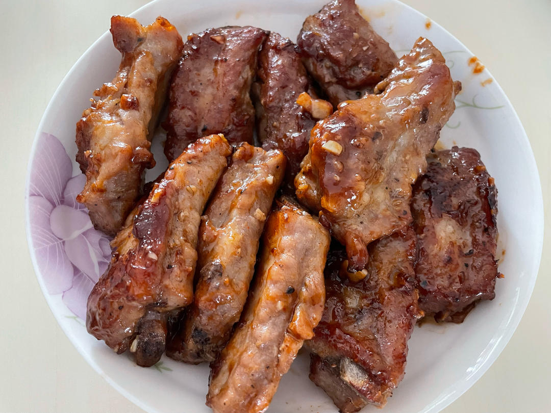 烤箱版美式BBQ的爆赞烤肋排
