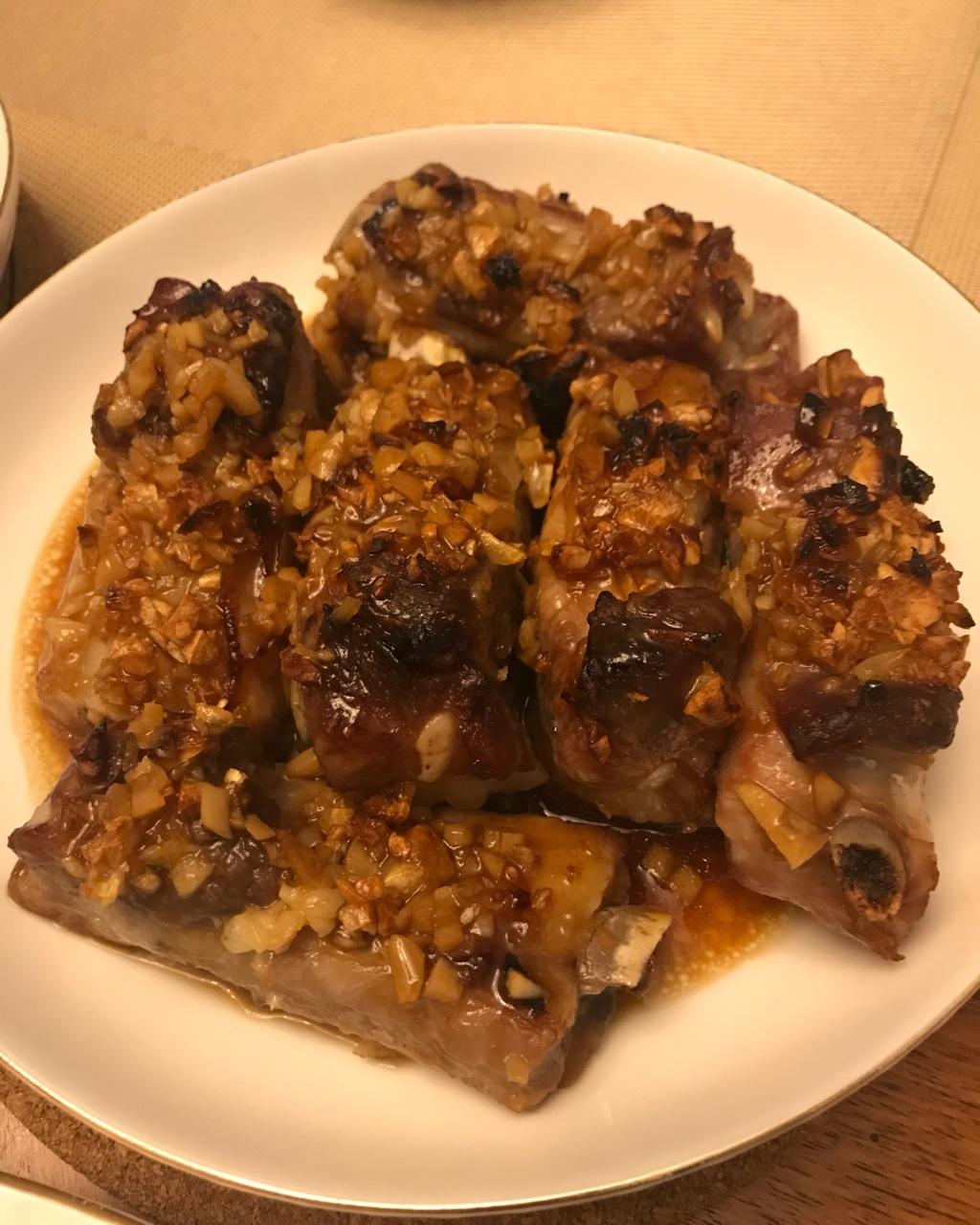香到骨头里的蒜香排骨（烤箱）