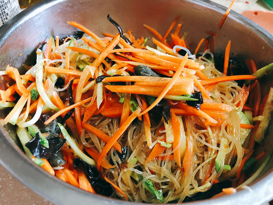 减肥不挨饿，快手凉拌粉丝（一天一盆无压力！）