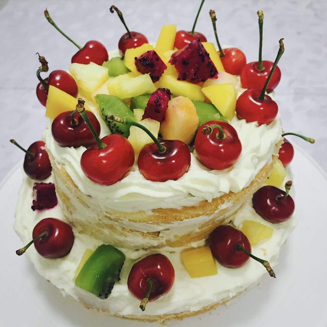 圣诞“裸蛋糕”