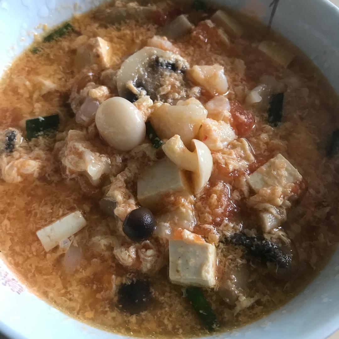 简单早餐-疙瘩汤