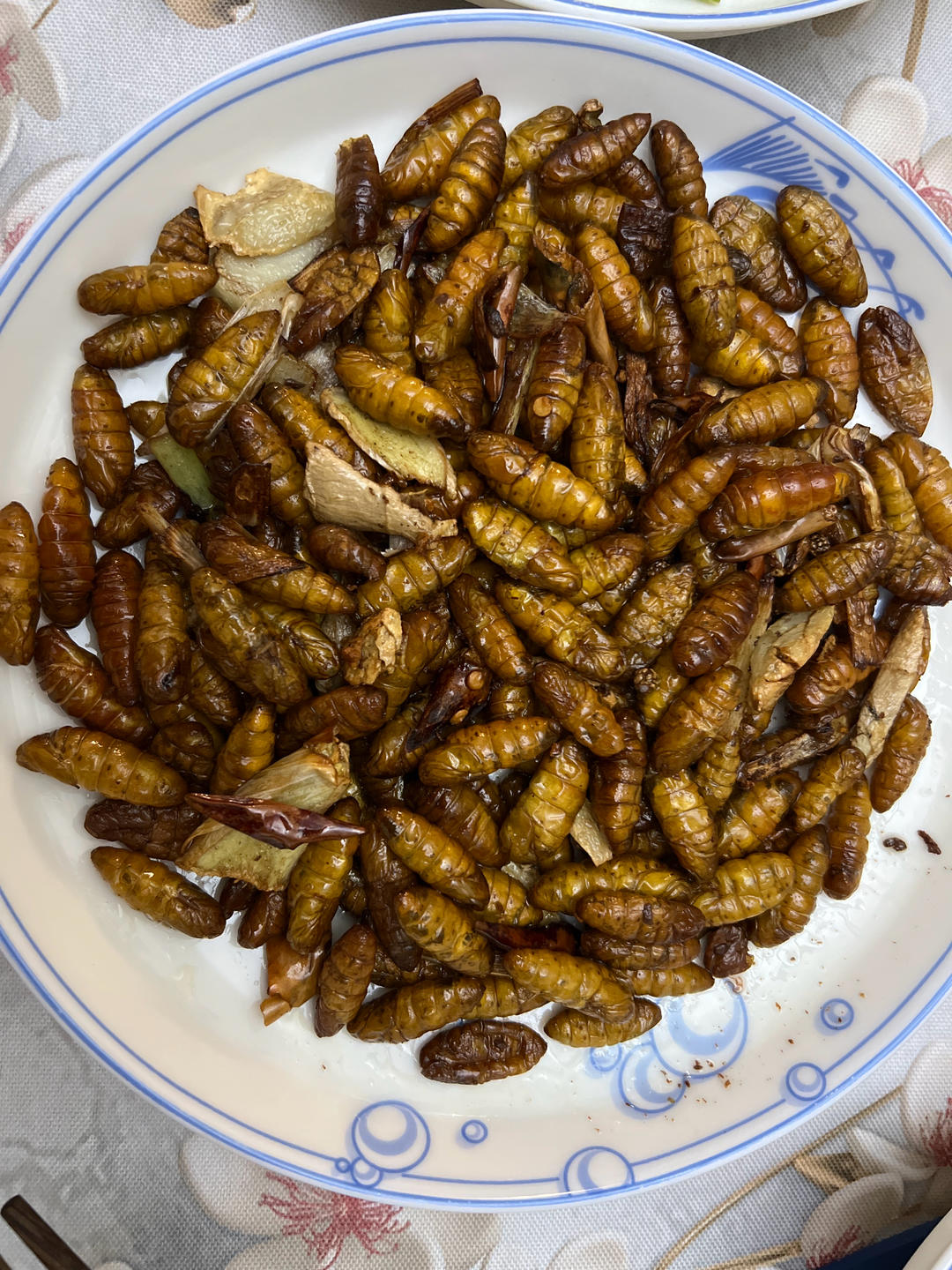 干煸小蚕蛹