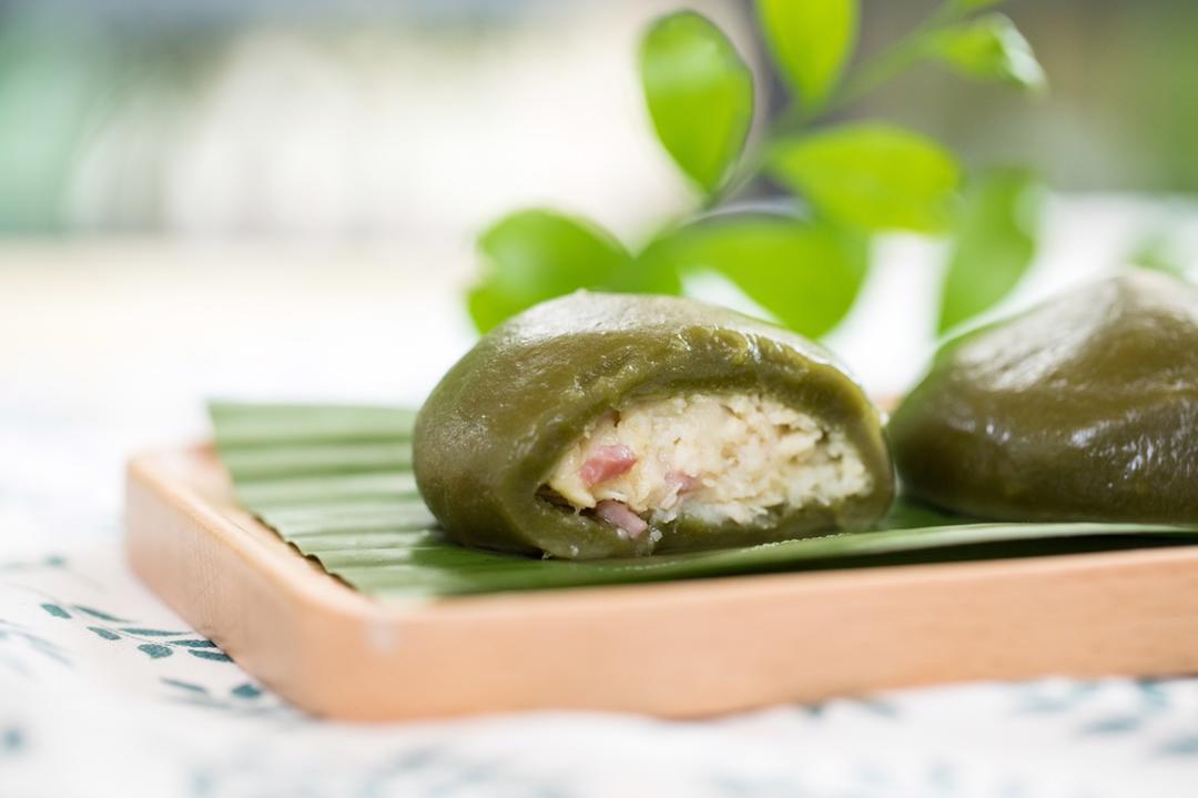 鸡丝培根青团|收藏整个春天的味道的做法