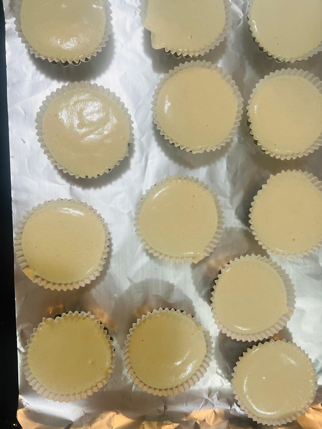 戚风纸杯蛋糕（不开裂、不塌陷）