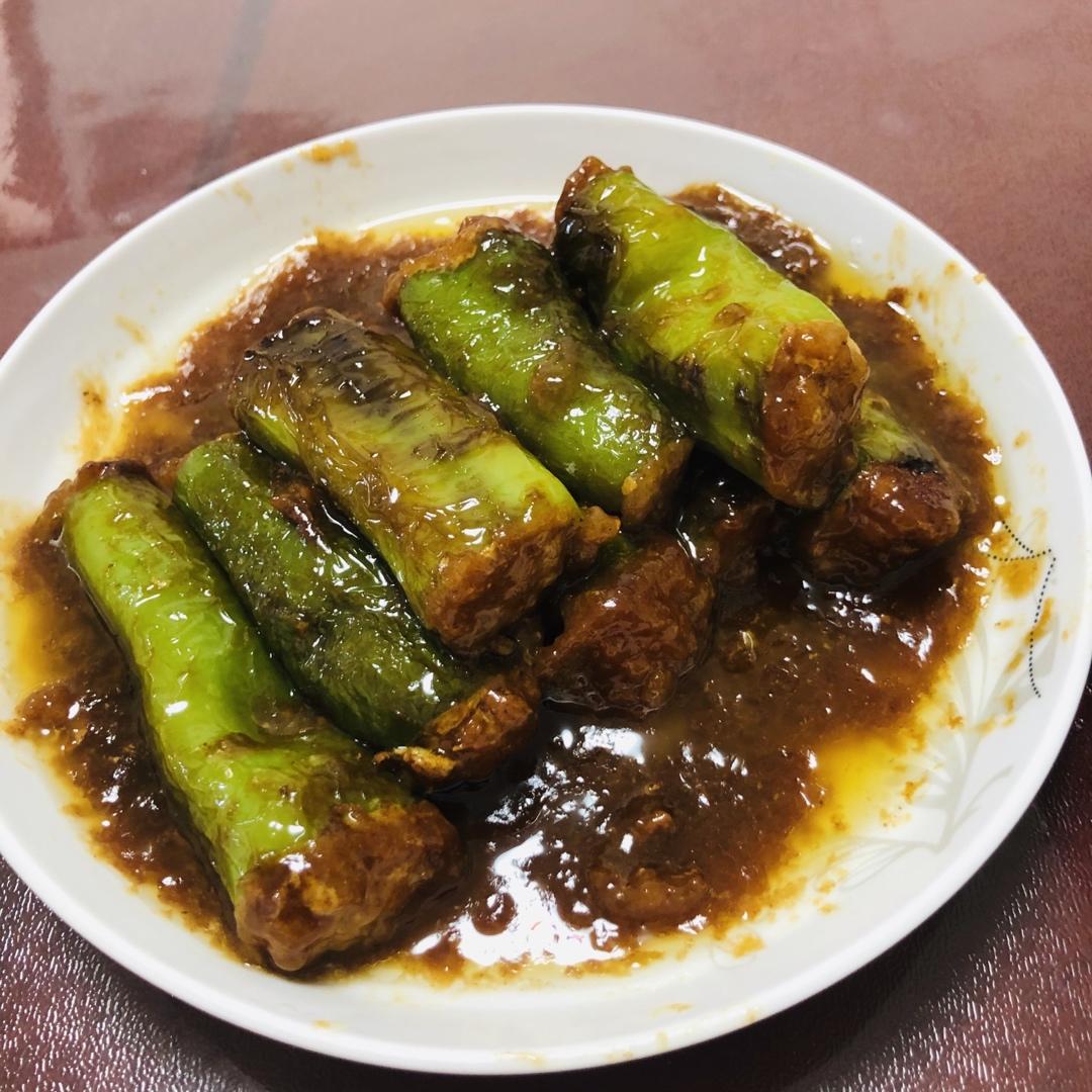 销魂青椒酿肉【超级下饭】