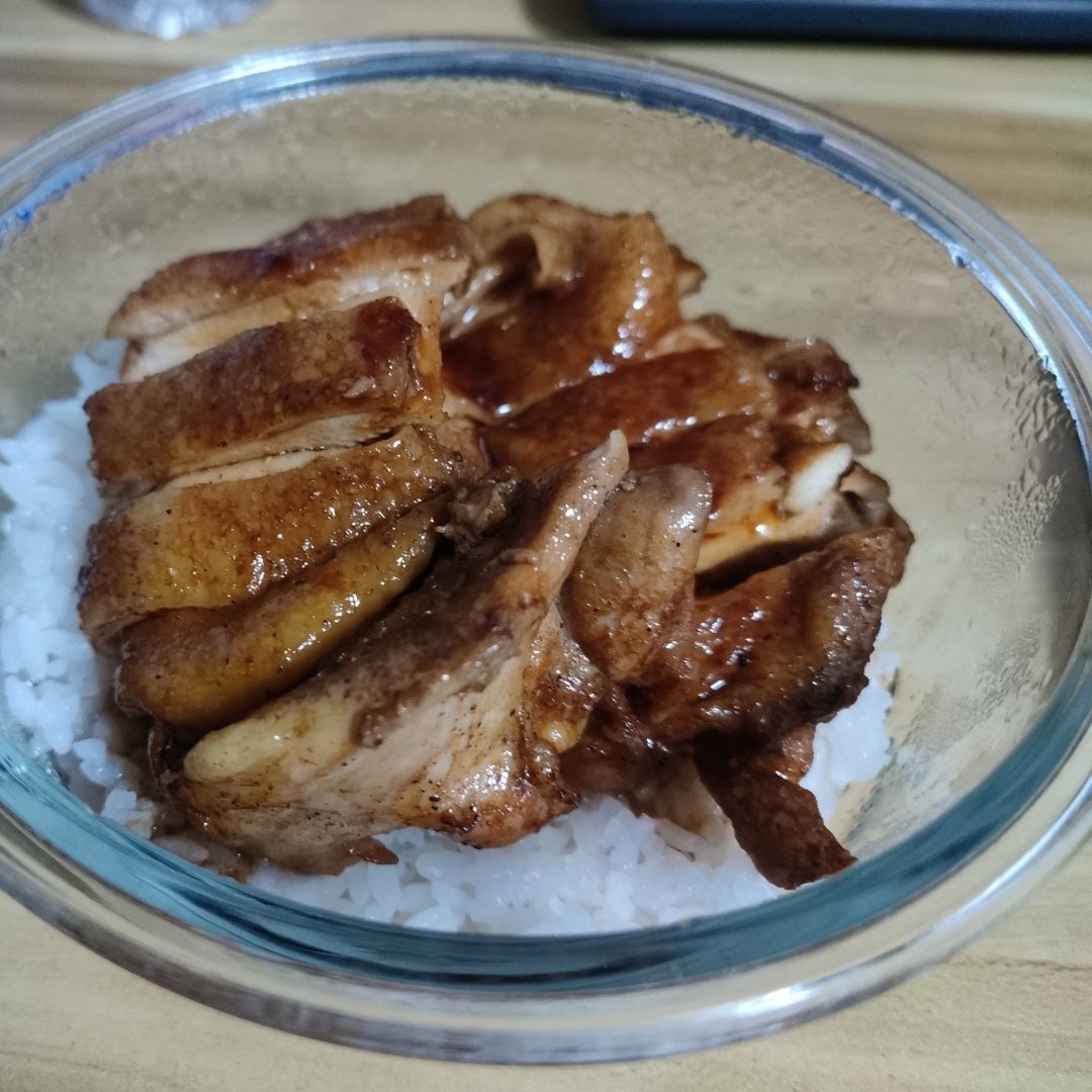 不放一滴油的照烧鸡腿饭