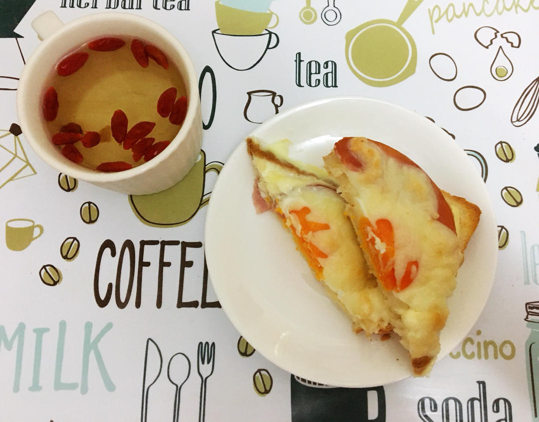 小羽私厨之蛋黄酱鸡蛋吐司