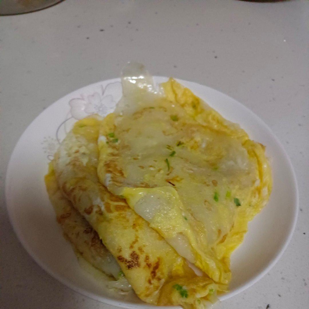 家常葱花鸡蛋饼 快手早餐 上班族必备 营养又健康 附细节视频详解