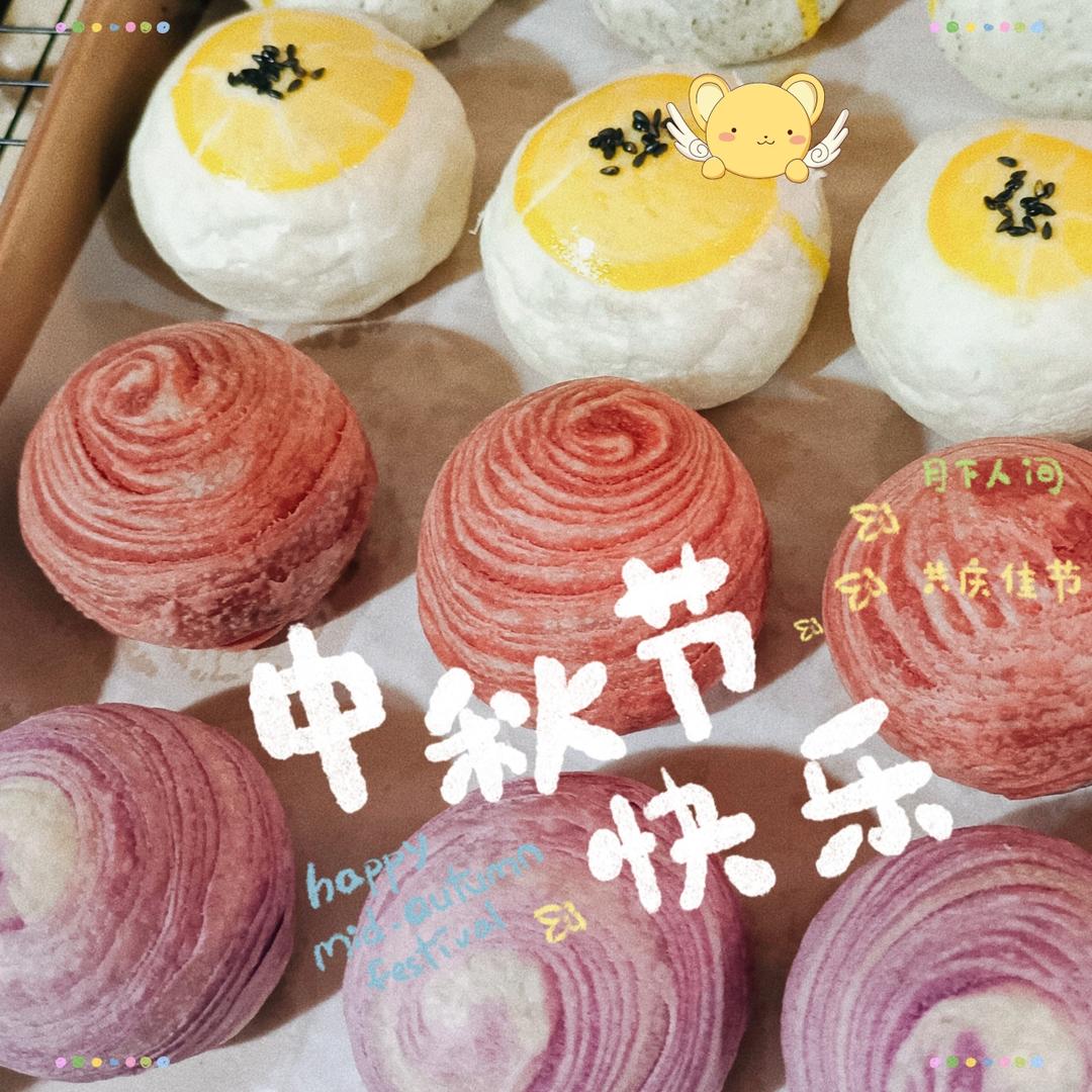 彩色蛋黄酥（酥到掉渣）