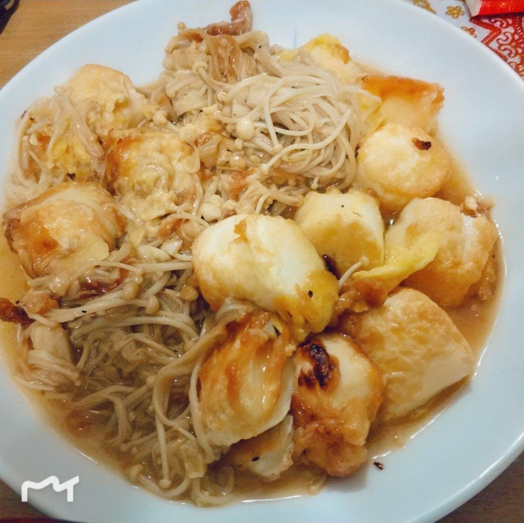 超级下饭菜--金针菇日本豆腐