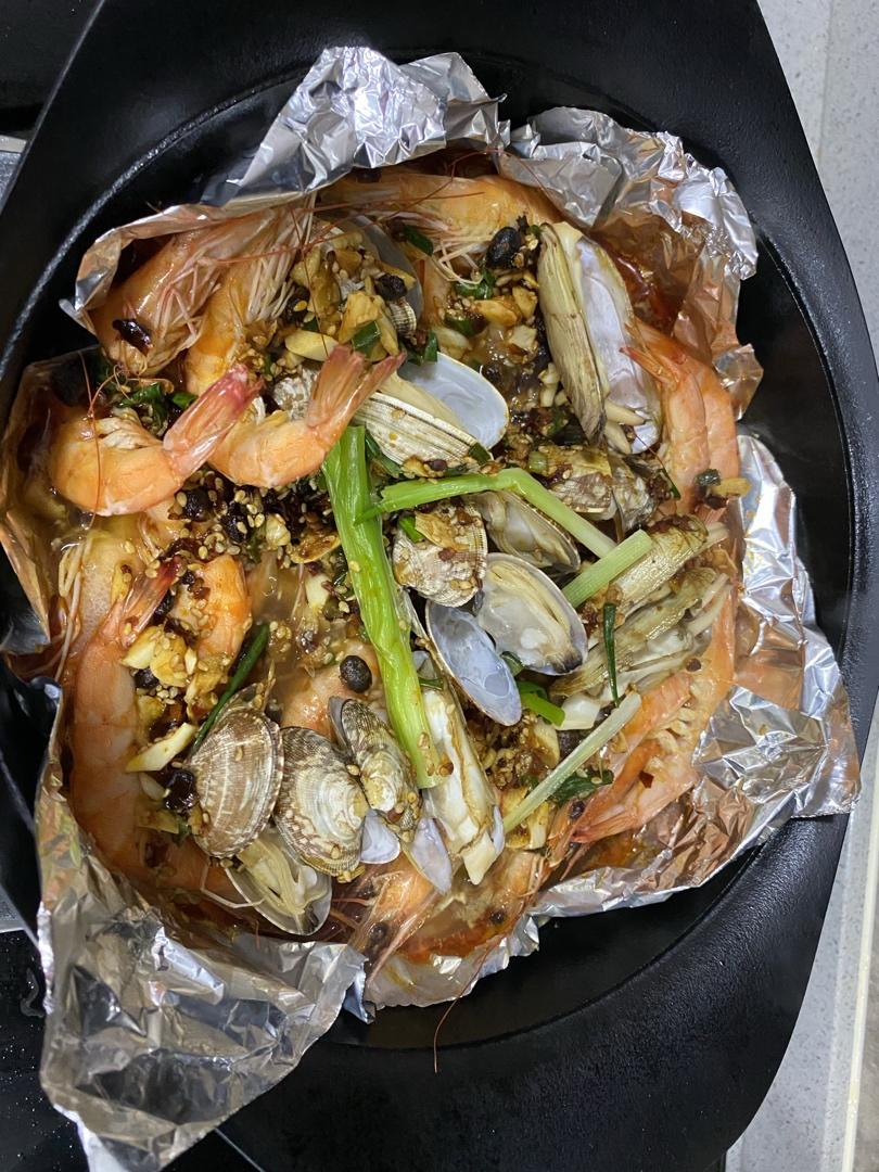 纸包海鲜粉丝