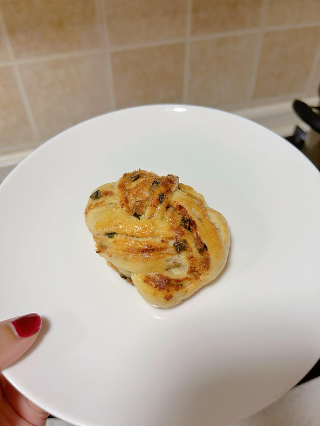 香葱肉松mini小吐司