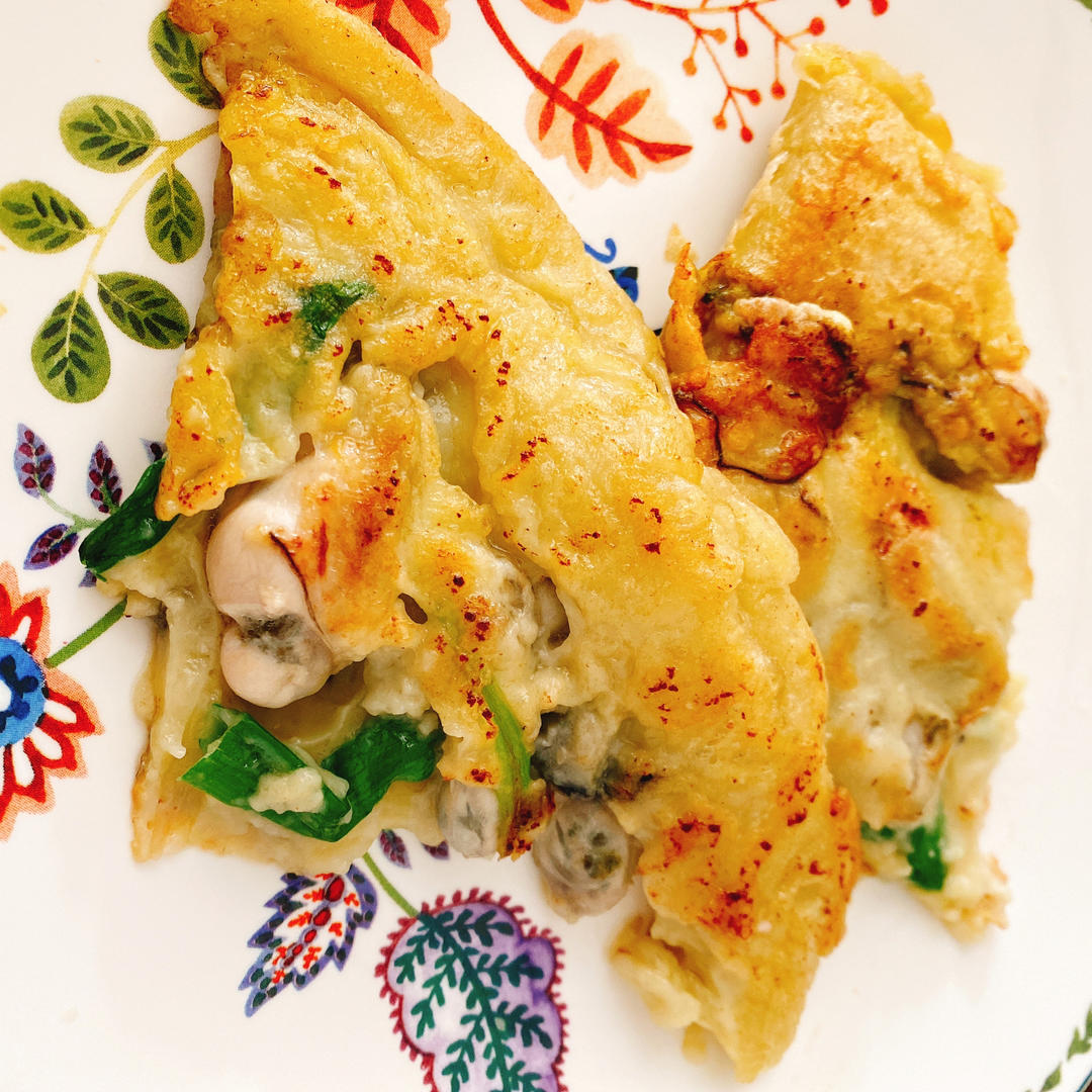 潮汕传统美食蚝烙