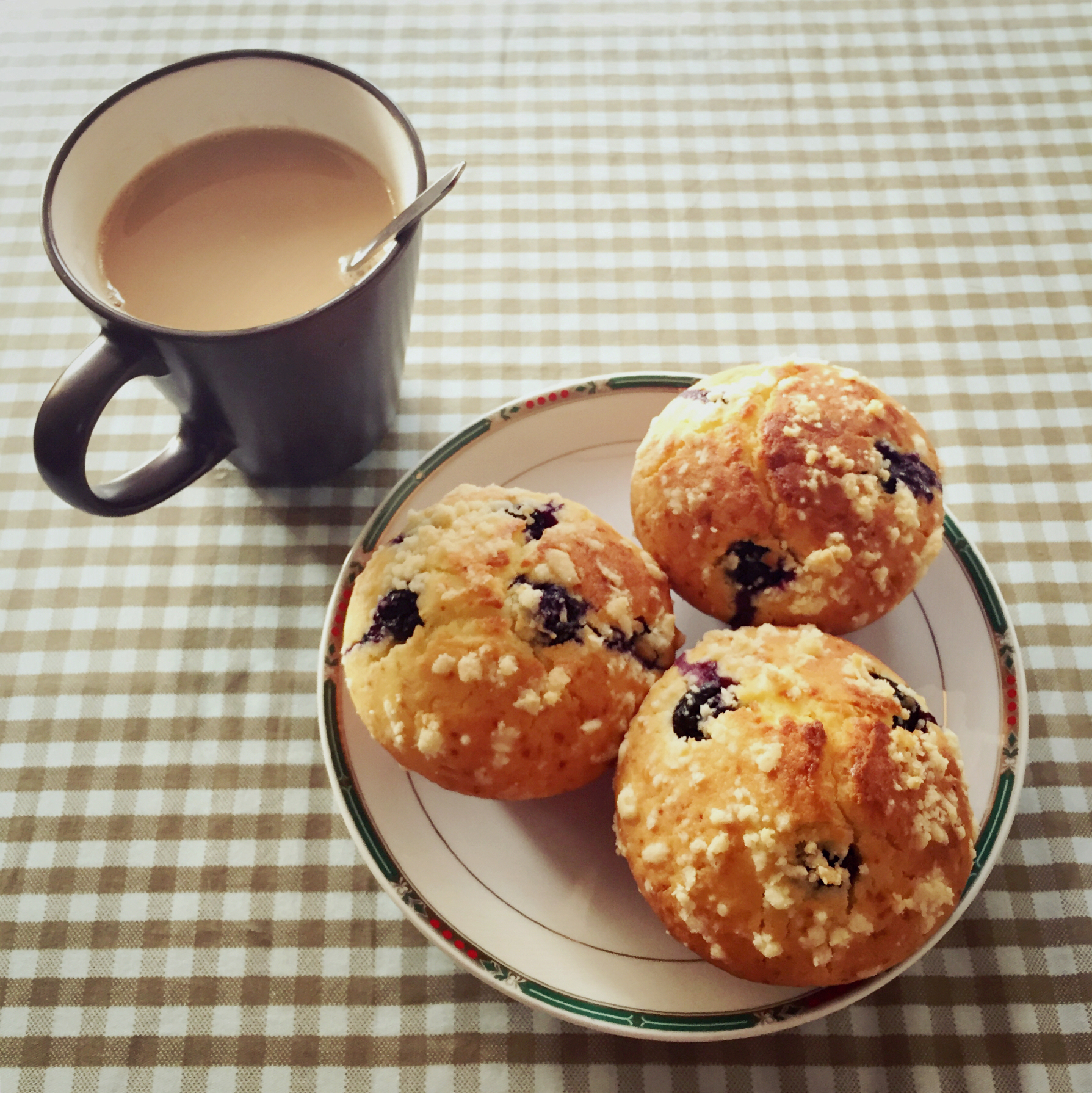 蓝莓玛芬蛋糕 Blueberry Muffin