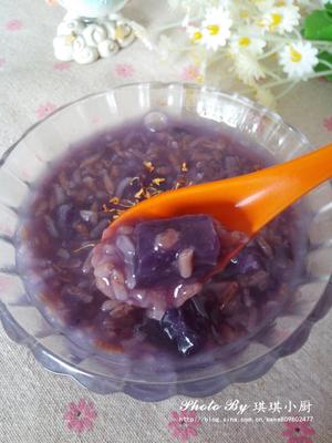 『紫薯桂花粥』的做法 步骤6