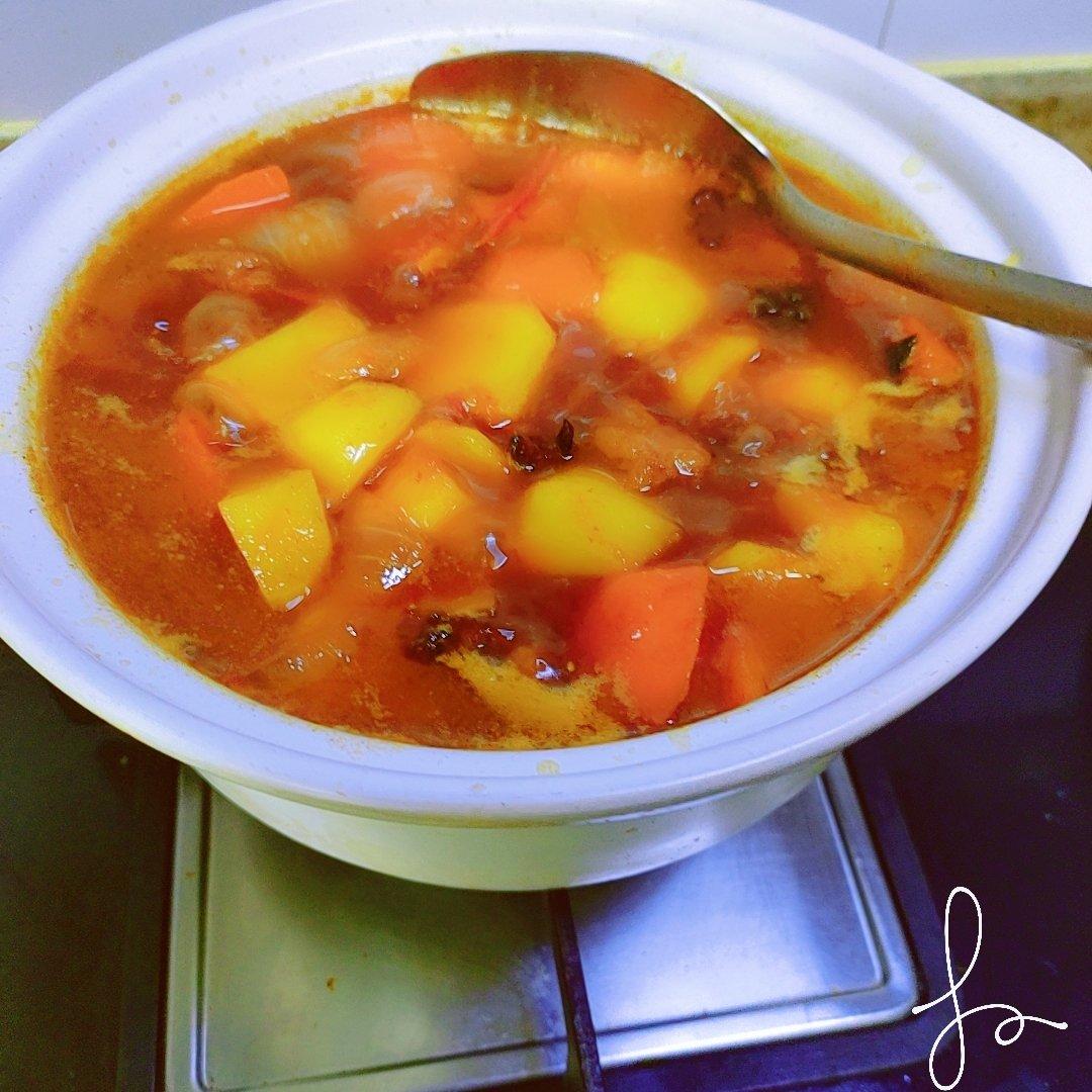 番茄土豆炖牛腩