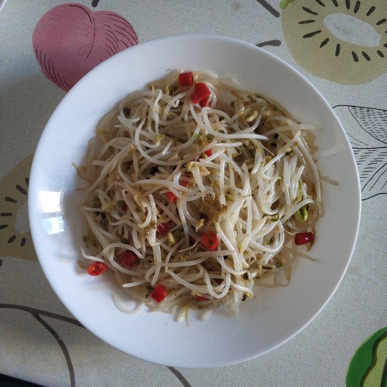 好吃的炒豆芽