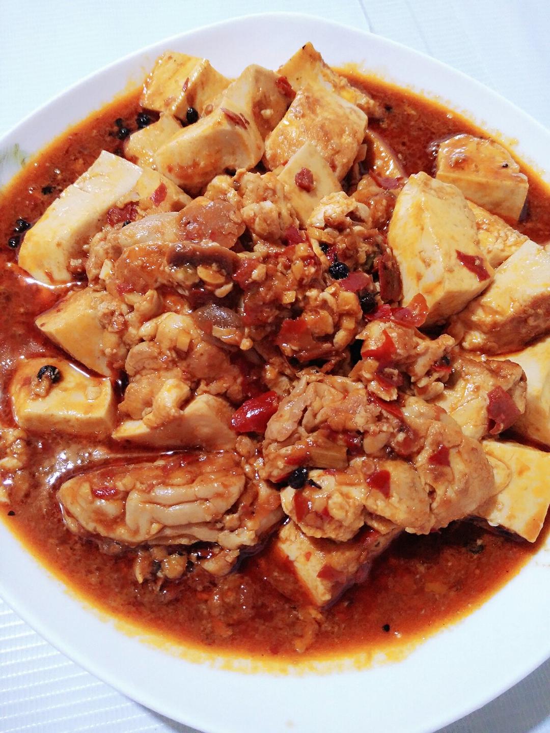 josie做的麻婆猪脑豆腐