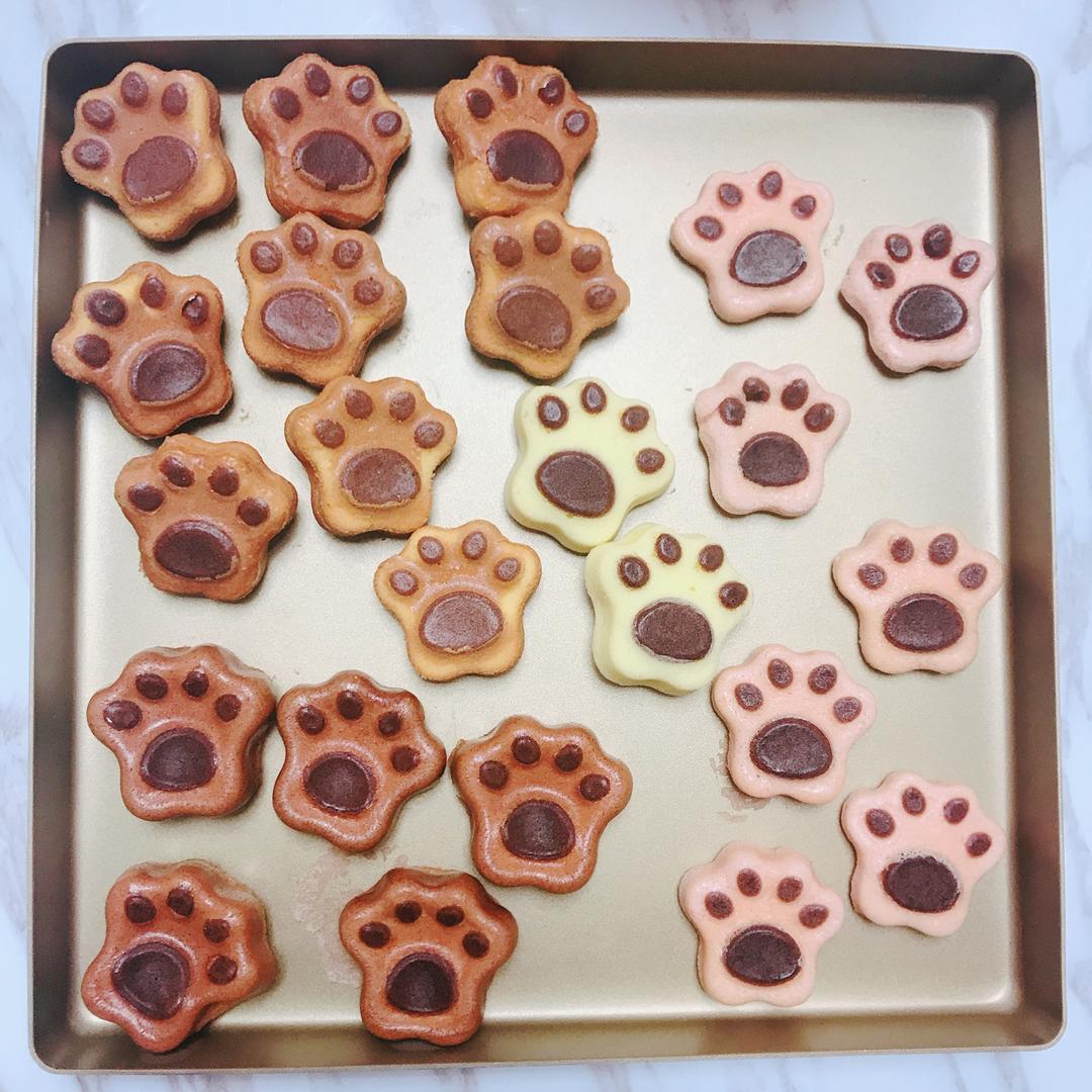 萌翻众人的超cute猫爪蛋糕