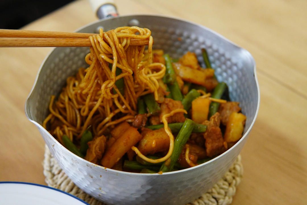 豆角焖面