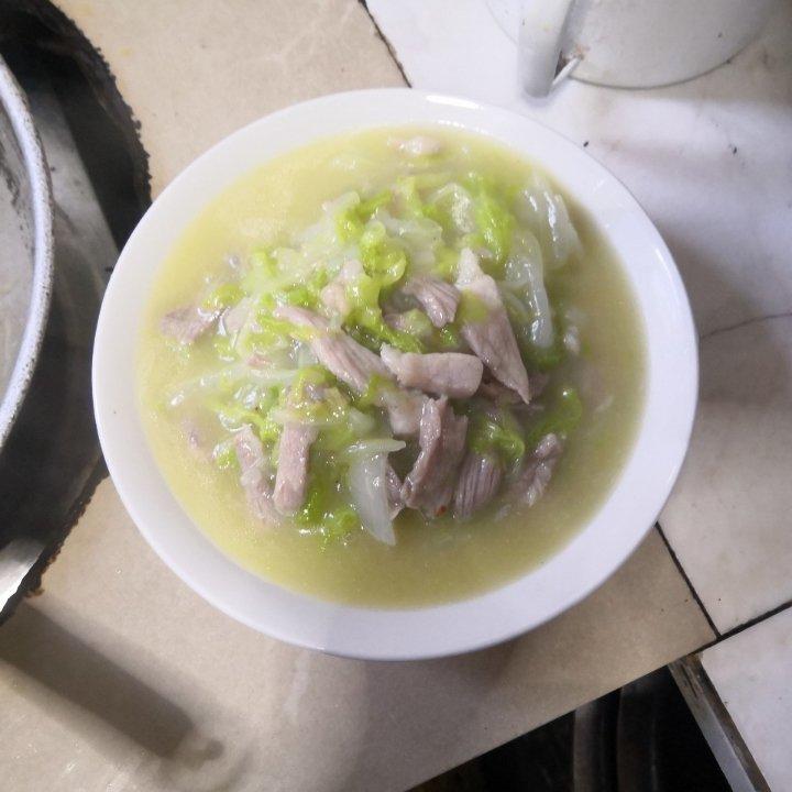 白菜烂糊肉丝
