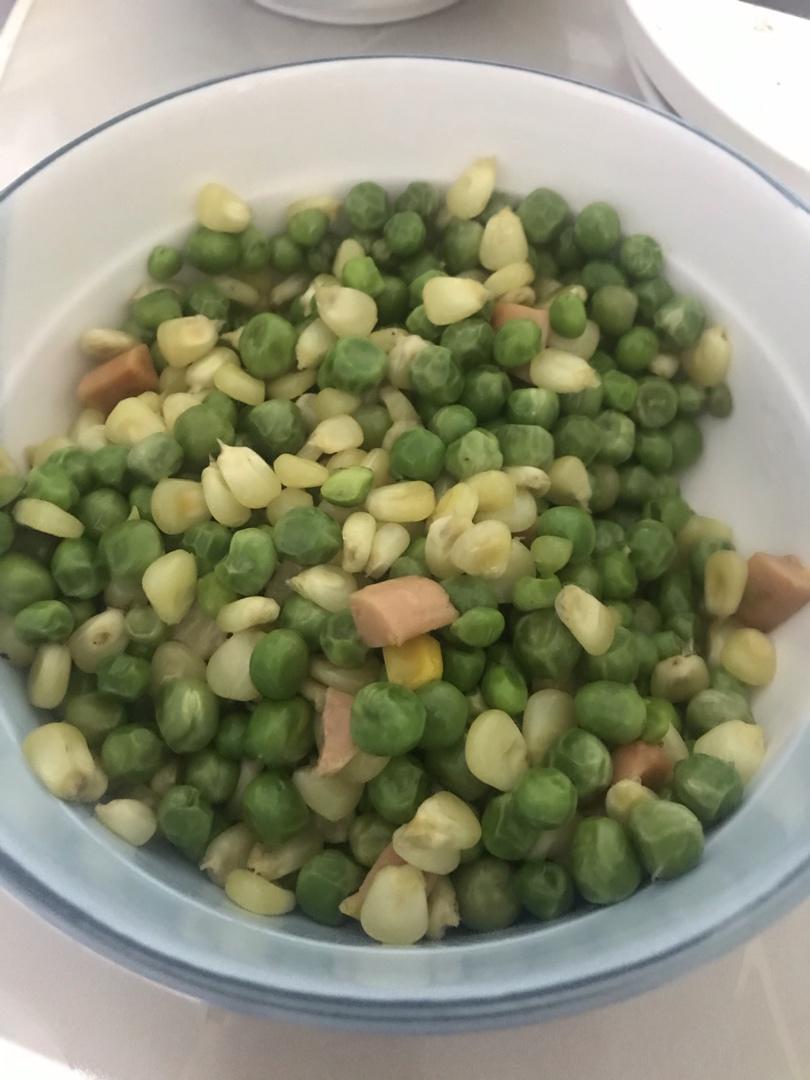 小朋友超爱的金玉满堂-豌豆炒玉米
