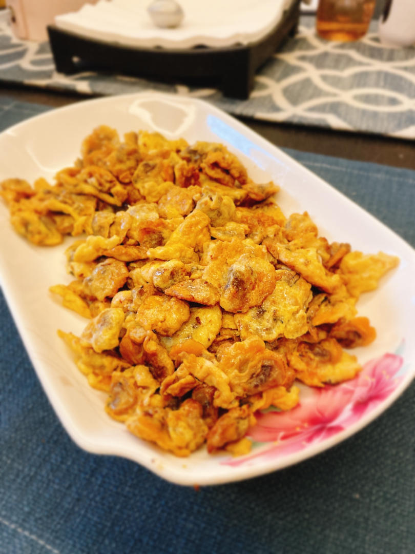 鲜蚬子肉嫩炒鸡蛋