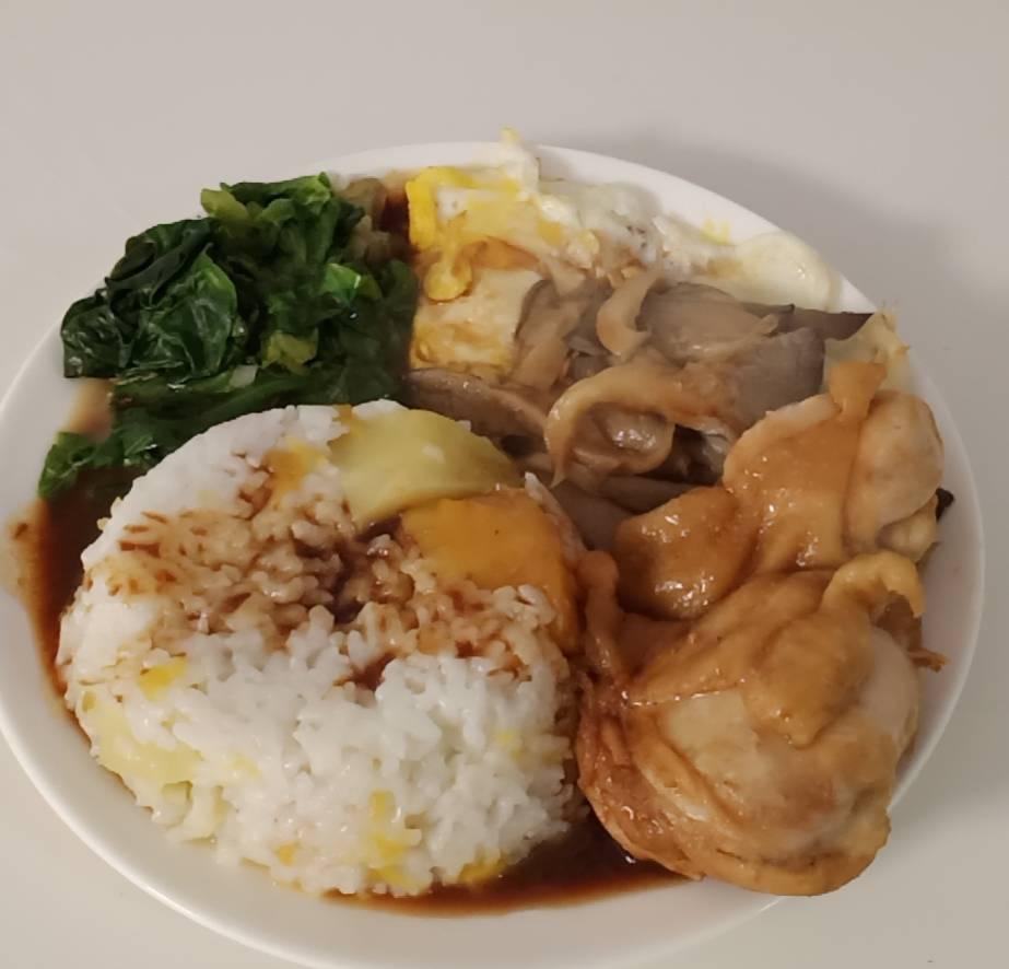 照烧鸡腿饭