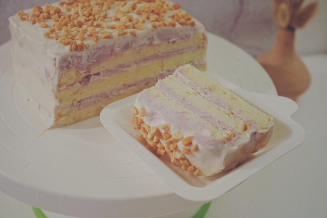 仿台湾不二家的真芋头蛋糕（Taro cake）