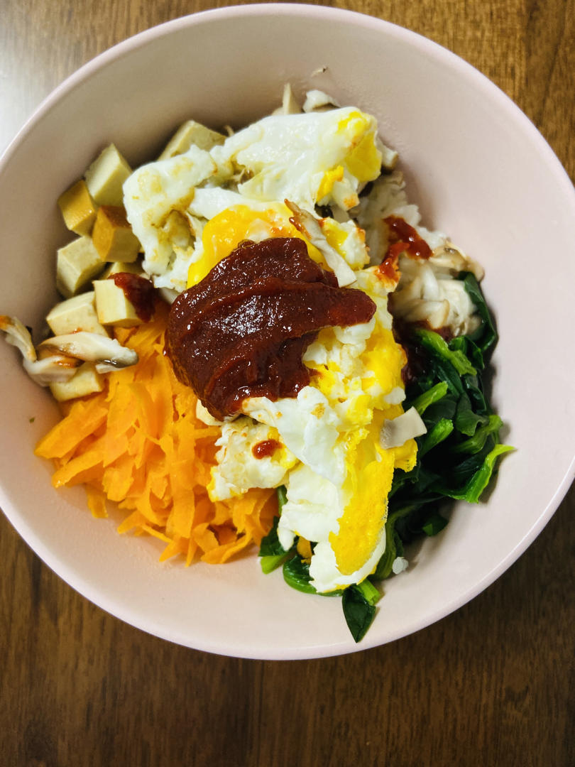 不用石锅的韩式拌饭