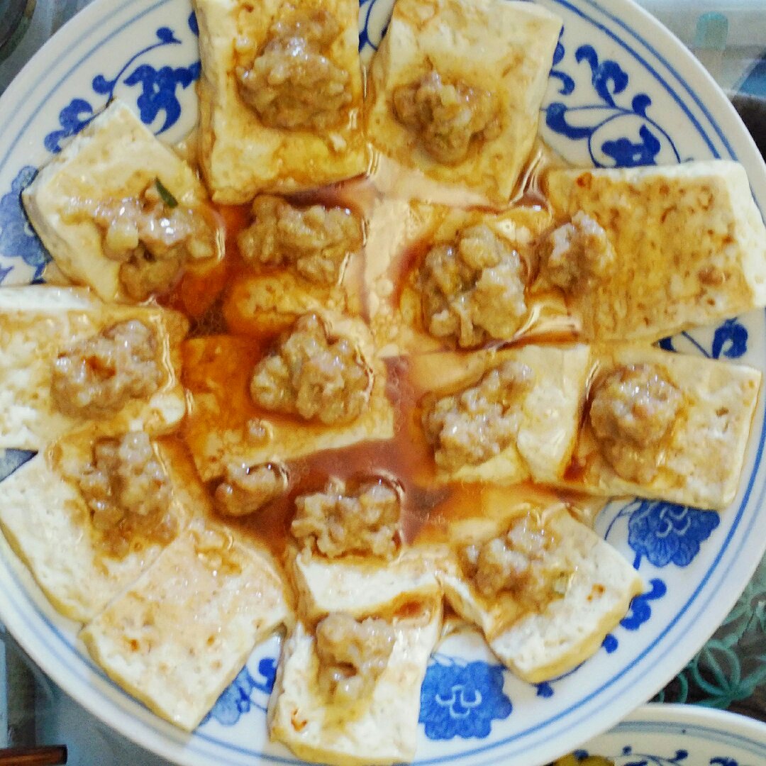 肉末蒸豆腐