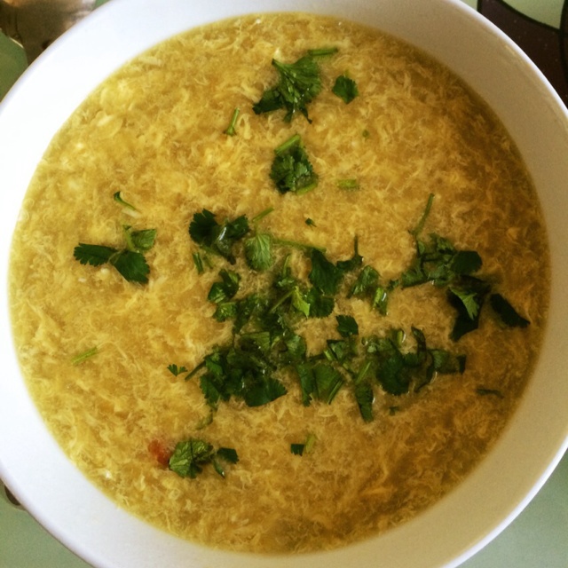 子非我_v1wa做的土豆丝鸡蛋汤