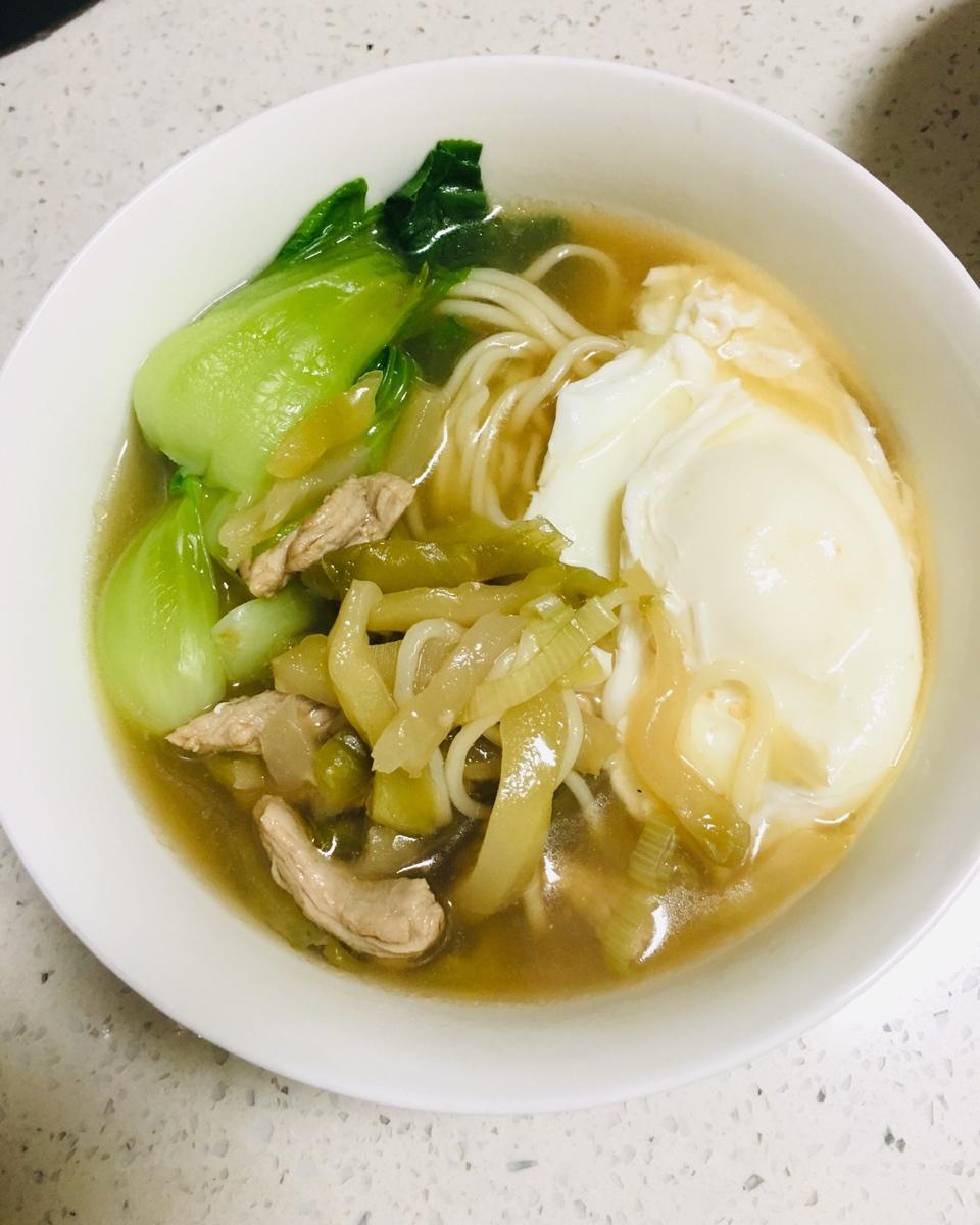 榨菜肉丝面