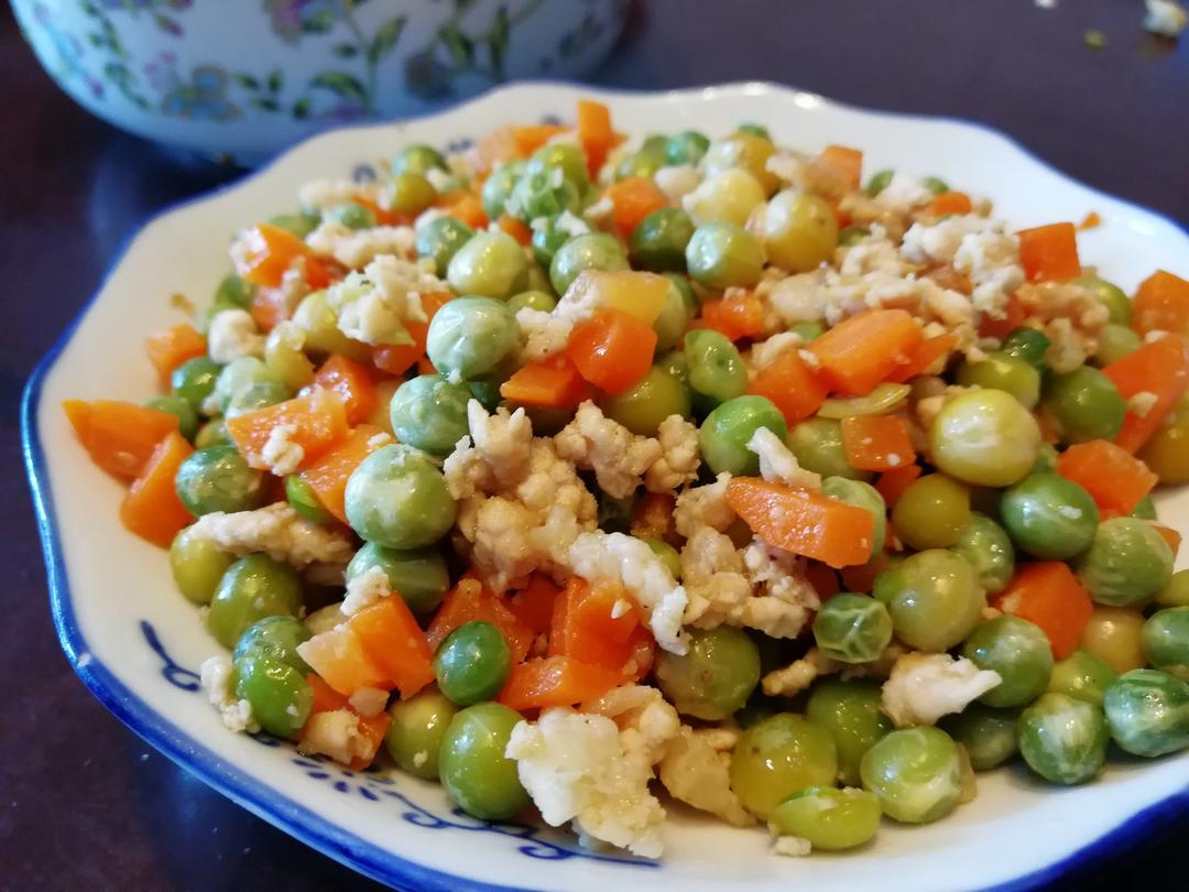 豌豆炒肉末