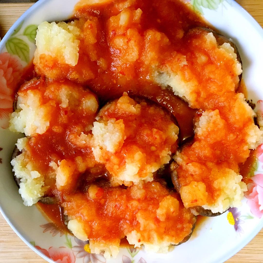 红红火火过大年（香菇土豆泥）